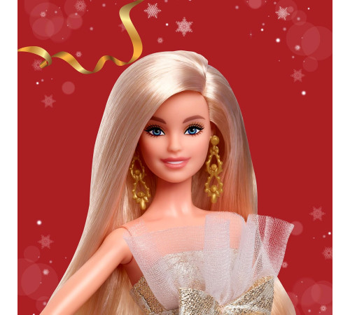 barbie jbh95 păpușă de colecție "holiday 2025" blondă