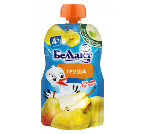 Беллакт Пюре из груш 90 гр. (4 м. +) Детское питание в Молдове Беллакт Пюре из груш 90 гр. (4 м. +)