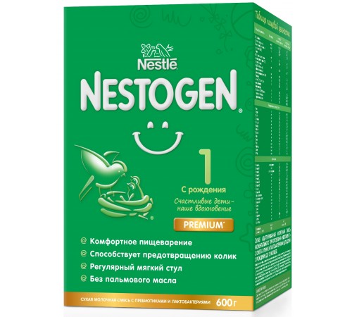 nestogen 1 prebio (0-6 м) 600 гр.