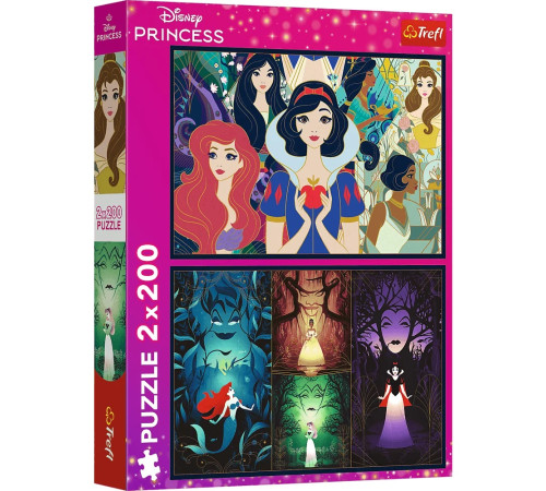 Trefl 13317 Puzzle 2 în 1 "Disney Princess" (2x200 el.)  trefl 13317 puzzle 2 în 1 "disney princess" (2x200 el.)