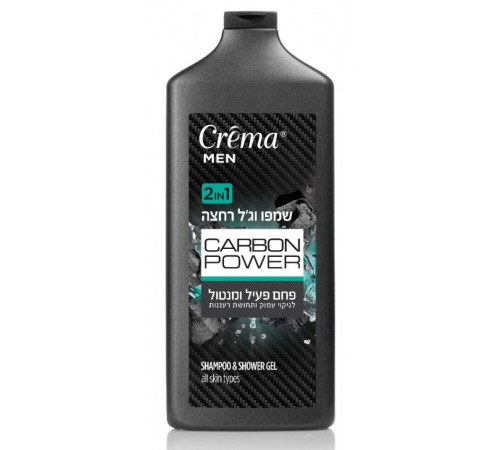  crema men Шампунь и гель для душа carbon power 2в1 (700 мл.) 293820