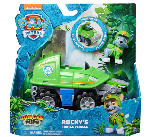 spin master 6067778 mașină cu figurină "paw patrol, jungle" în sort.