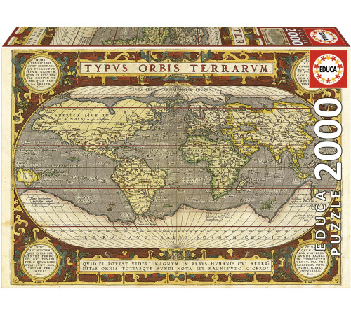  educa 19620 puzzle „harta lumii” (2000el)