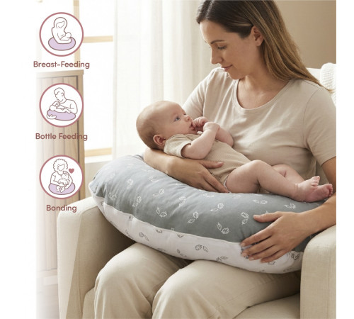 sevi 379-215 pernă pentru alăptare "tiny leaves"