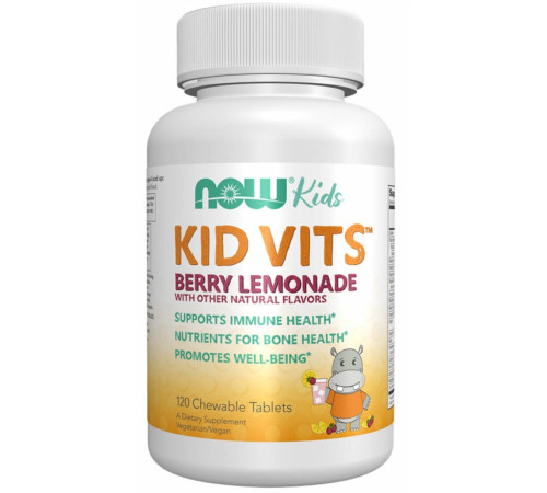Now Foods Мультивитамины для детей "Kid Vits Berry Lemonade" (120 шт.) ягоды и лимон Питание и аксесcуары в Молдове now foods Мультивитамины для детей "kid vits berry lemonade" (120 шт.) ягоды и лимон
