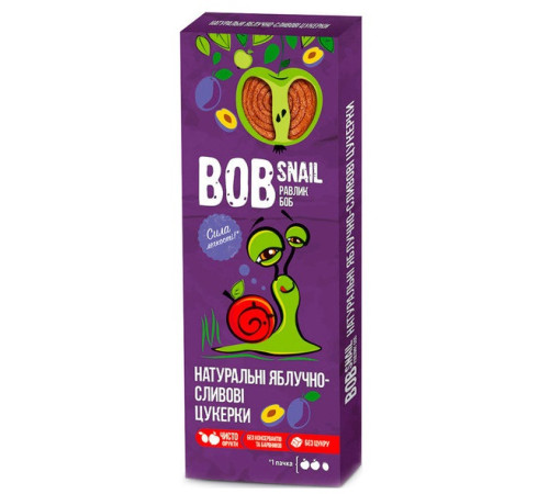 bob snail bomboane naturale "mere-prune" (30 gr.)