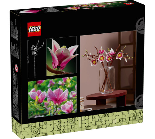 lego botanicals 11510 constructor "crenguțe de magnolie" (435 el.)