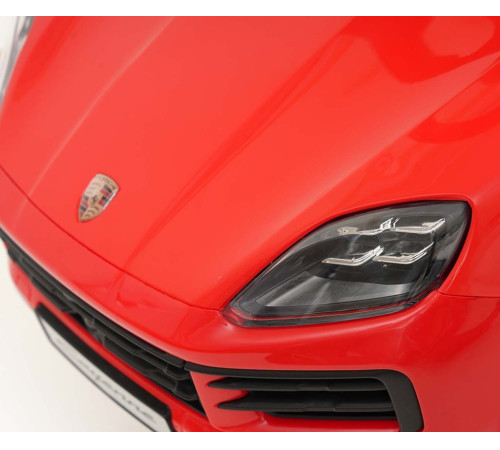 milly mally  59543 mașinuță de &icirc;mpins "porsche cayenne s" cu m&acirc;ner parental (rosu)