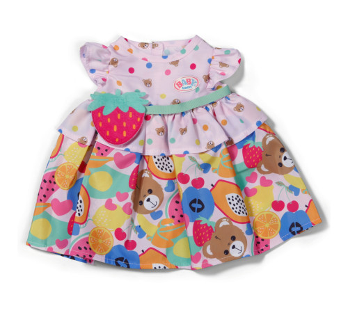 zapf creation 838303 rochiță baby born "fructe" (43 cm.)