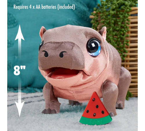 furreal friends 28179 Интерактивная мягкая игрушка "sally the silly hippo"