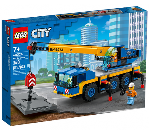  lego city 60324 Конструктор "Мобильный кран" (340 дет.)