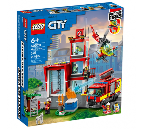  lego city 60320 constructor "departamentul de pompieri" (540 el.)