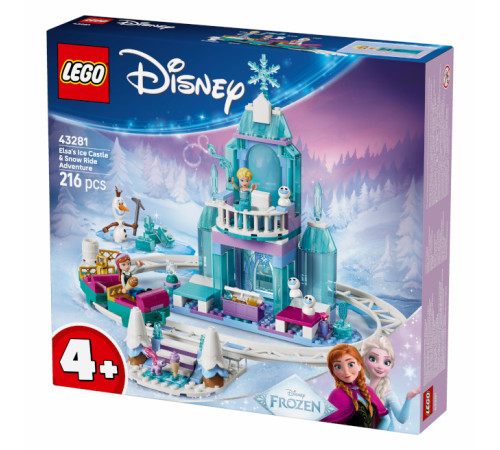 Детский&nbsp;магазин в Кишиневе в Молдове lego disney 43281 Конструктор "Ледяной замок Эльзы и приключение на снежных горках" (216 дет.)