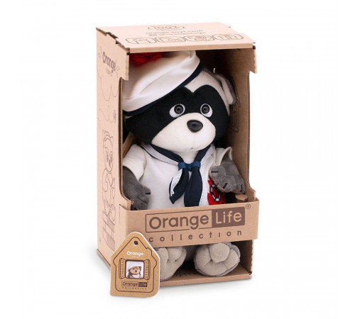 orange toys jucărie moale "denny raccoon: sailor" os004-105/20 (20 cm.)