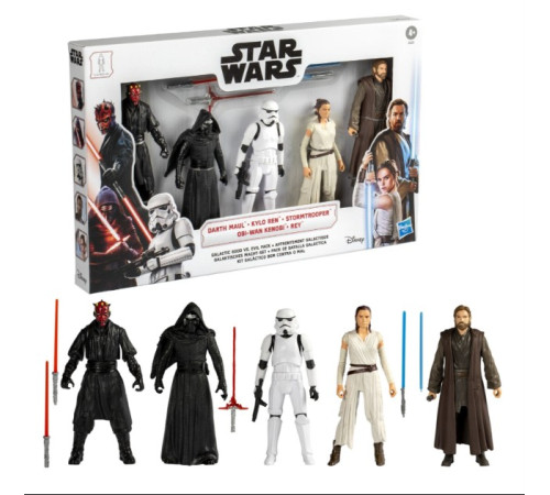 star wars g0310 set de figurine "galactic good vs. evil anniversary pack" (15 cm)