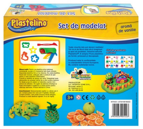 plastelino int5423 set de modelat plastilina 1