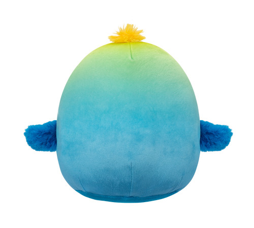 squishmallows sqcr04120 jucărie moale "macaw albastru galben - baptiz” (19 cm.)