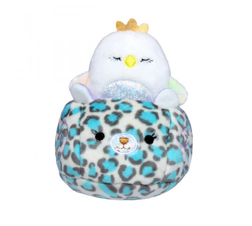 squishmallows sqm0020 Игрушка "Плюшевый герой в машинке" в асс.