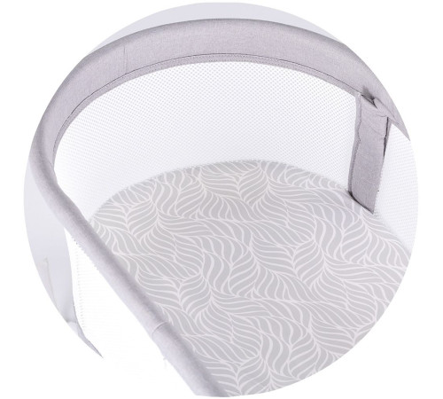chipolino kossg02501gr Детская колыбель 2-в-1 со светодиодным дисплеем "sogno" grey