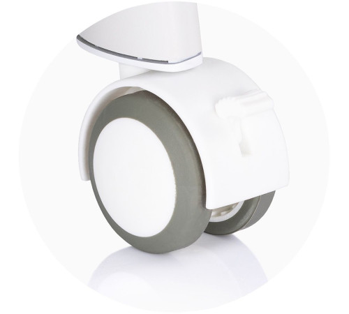 chipolino kossg02501gr Детская колыбель 2-в-1 со светодиодным дисплеем "sogno" grey