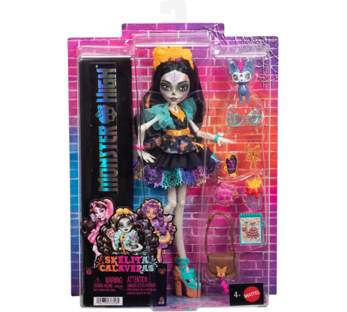 monster high jhk34 Кукла "Скелита Калаверас"