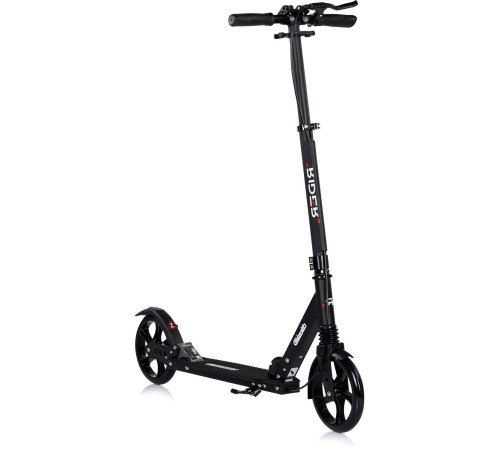  chipolino dsrid0261bk trotinetă cu fr&acirc;nă de m&acirc;nă "rider" (8+) negru