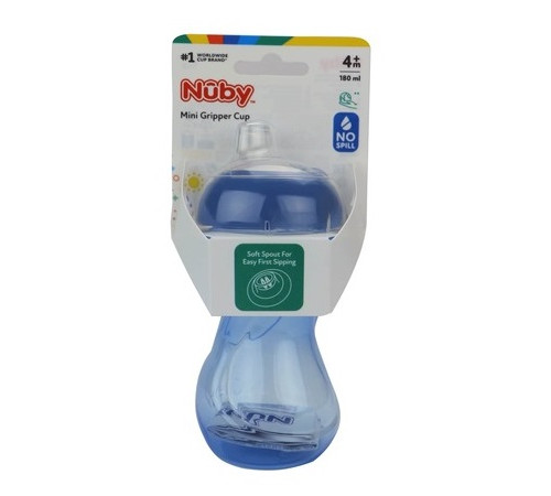 nuby nv04031 cana "mini easy grip cup" 180 ml. (4 luni+) in sort.
