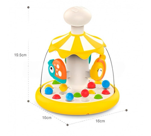 18066 Игрушка Юла "Животные" he8086 (в асс.)