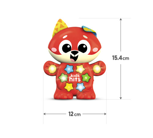 kids hits kh09/001 jucărie muzicală "little fox" (ru)