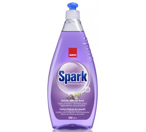 Sano Средство для мытья посуды Spark Lavender (500 мл.) 425875 sano Средство для мытья посуды spark lavender (500 мл.) 425875