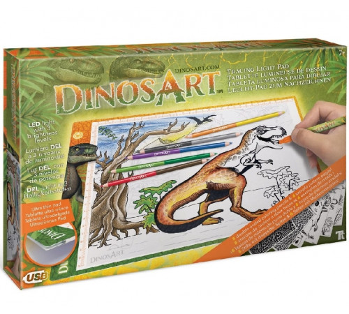  dinosart 15151 set pentru creativitate "tracing light pad"