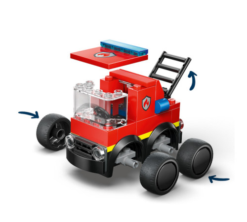 lego city 60482 constructor "rides &ndash; camion de pompieri" (67 el.)
