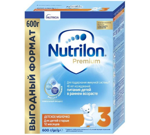 lapte praf nutrilon premium 3 (12-24  luni) 400 gr.