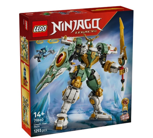Jucării pentru Copii - Magazin Online de Jucării ieftine in Chisinau Baby-Boom in Moldova lego ninjago 71860 constructor "robotul de titan al lui lloyd la a 15-a aniversare" (1293 el.)