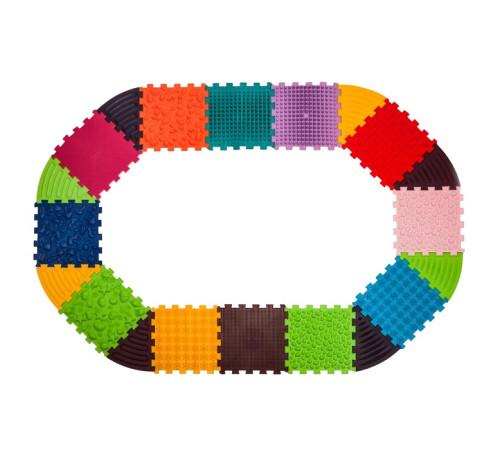  ortek 12734 covoraș ortopedic pentru masaj puzzle (12+8 el.)