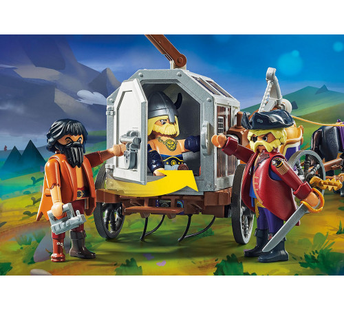playmobil 70073 Конструктор "Чарли с тюремной повозкой" (65 дет.)