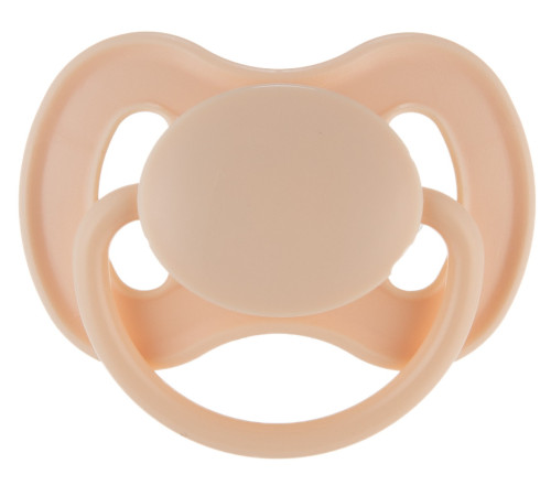 canpol 23/223 suzetă rotundă din latex "nude" (0-6 luni) în sort.