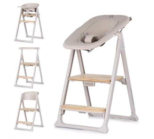  chipolino sthqu02602ma scaun pentru copii 4-&icirc;n-1 "quatro" bej