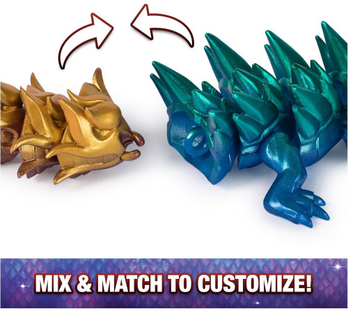 spin master 6073428 jucarie surpiza "crystalyx dragon" (30 cm) 