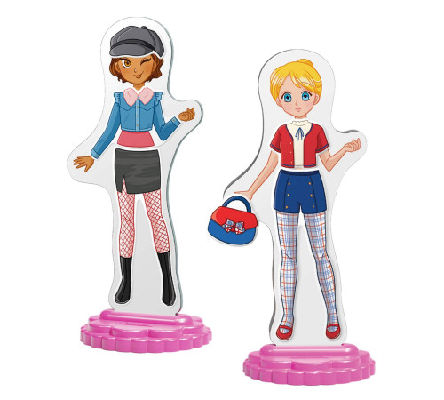 quercetti 2935 set de joc magnetic fashion "best friends"