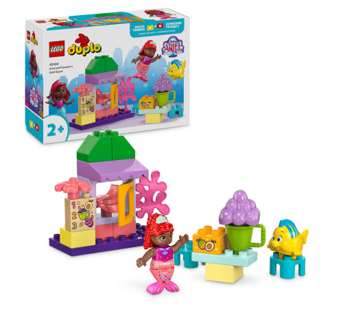lego duplo 10420 Конструктор "Кофейный киоск Ариэль и Флаундер" (22 дет.)