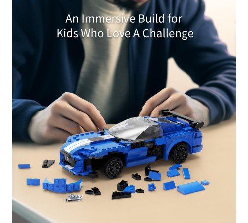 cada c51077w Машина на радиоуправлении "blue knight" (325 дет.)