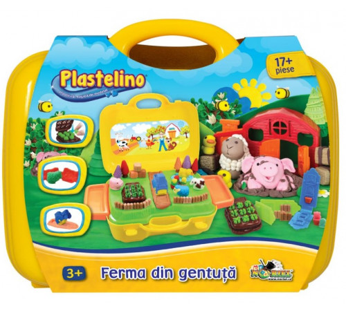 plastelino int6840 set de plastilină "fermă din gentuta"