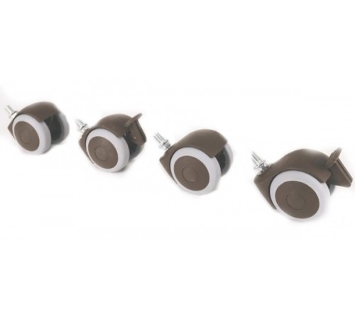  veres 34.3.1.1.1.4.02 Комплект колёс для кроваток (орех)