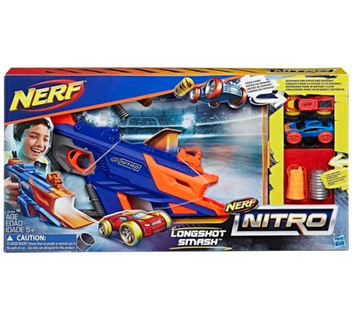 Детский магазин в Кишиневе в Молдове Nerf C0784 Игровой набор Nitro Longshot Smash nerf c0784 Игровой набор nitro longshot smash