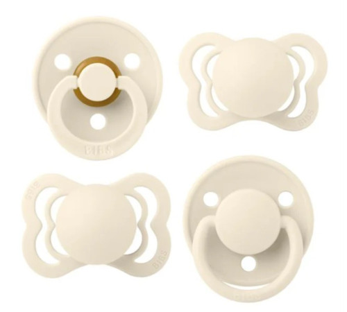 bibs set suzete try-it collection ivory s (0&ndash;6 luni) 4 buc.