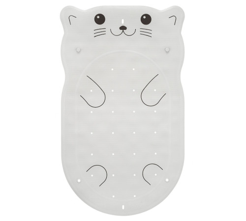  roxy bm-4576-cat covoraș antiderapant pentru cadă copii "cat" (45x76 cm) gri