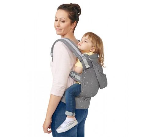 kinderkraft marsupiu huggy gri