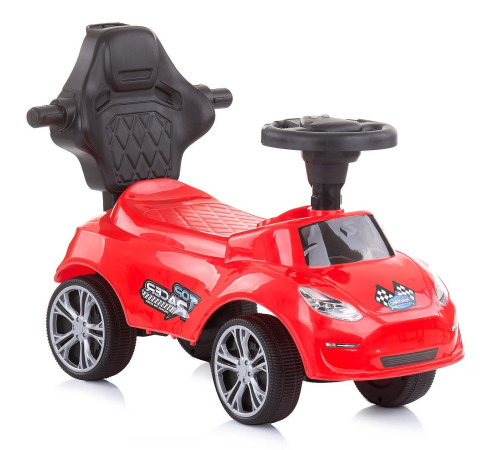 Сhipolino roctr02103re Машина детская с ручкой "turbo" красный