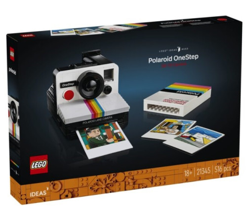 lego icons 21345 constructor "camera polaroid onestep" (516 el.)